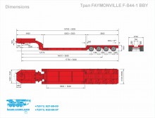 Overall dimensions of the FAYMONVILLE F-S44-1 BBY